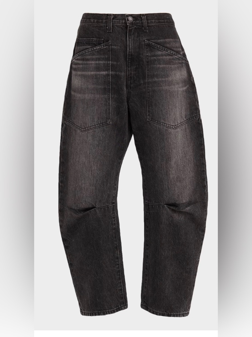 Shon Barrel Jean Stone Black 26